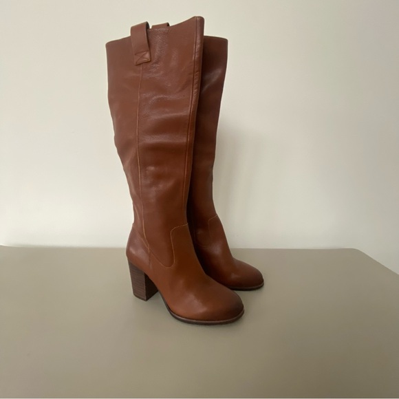 Gianni Bini Shoes - Gianni Bini Brown Knee-High Leather Boots